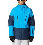 Columbia Men's Aerial Ascender Jacket, Collegiate Navy Ripstop/Compass Blue, Medium