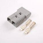 Anderson Connector SB120 Amp Silver coated lugs (1 No), High Temperature Capacity, up to 4AWG Silicone Flexible Wire can be connected, for Batteries, UPS, Inverters.