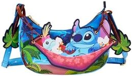 Loungefly Disney Stitch Camping Cuties Hammock Crossbody Blue