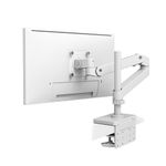 Ergotron – Upgraded LX Pro Premium Monitor Arm, Single Monitor Desk Mount – fits Flat Curved Ultrawide Computer Monitors up to 34 Inches, 4 to 22 lbs, VESA 75x75mm or 100x100mm – Tall Pole, White