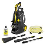 Kärcher high-pressure washer K 4 Power Control Flex eco!Booster Black Edition, pressure: max. 130 bar, flow rate: 420 l/h, area: 30 m²/h, Power Control gun, flexible high-pressure hose, dirt blaster