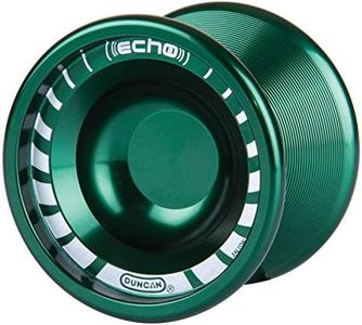 Duncan Toys Echo 2 Yo-Yo [Green], Unresponsive Pro Level Yo-Yo, Concave Bearing