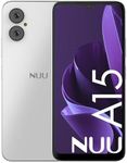 NUU A15 Cell Phone 4GB + 128GB, Compatible with Mint, Metro, T-Mobile, Qlink and More, Perfect for Teenagers, Dual SIM 4G, Octa-Core Helio G36 2.2GHz 6.5" HD+, Android 13, White, US Warranty