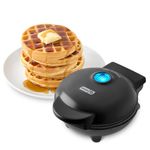 Black : Dash DMW001BK Mini Waffle Maker, Black