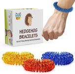 Stress Relief Fidget Sensory Toys Set –3 Quiet Metal Antistress Bracelets for Men, Women, Adults, Teens & 5+ Children – Ideal for People with OCD, ADHD, ADD & Autism Sensory Desk Games