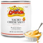 Gold Medal Nacho Cheese Sauce 3kg - MSG-Free Nacho Cheese Dip for Nachos, Dirty Fries, Hot Dogs, Burgers, Chicken, Waffles, Pasta - Nacho Cheese Sauce Cinema Flavour for Home, Restaurant, Events