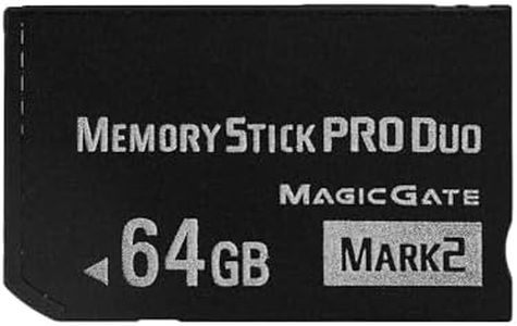 Original 64GB Memory Stick pro Duo 64GB (Mark2) for PSP1000 2000 3000 ，Camera MemoryCard