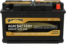 Weize Platinum AGM Battery BCI Grou