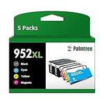 Palmtree Remanufactured Ink Cartridge Replacement for HP 952 XL 952xl Ink cartridges with Updated Chips for HP OfficeJet Pro 8700 8702 8710 8730 7740 8720 8210 8216 8745 7720 Printer (5-Pack)