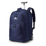 High Sierra Freewheel Pro Wheeled Backpack, Rolling Laptop Bag for Travel, True Navy, 21", Freewheel Pro Wheeled Backpack
