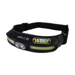 IBELL HL8245S Super Bright Headlamp Torch with Headband, Long Range Rechargeable LED Flashlight with Various Light Modes (Black)