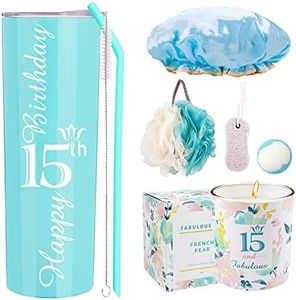 15th Birthday Gifts for Girl, Happy 15th Birthday, 15th Birthday Tumbler, Gifts for 15th Birthday Girl, 15th Birthday Decorations, Happy 15th Birthday Gift, 15th Birthday Party Supplies