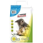 Super Benek Incredibly Efficient Odour Neutralisation Corn Cat Sea Breeze Clumping Litter 3 x 7 Litres