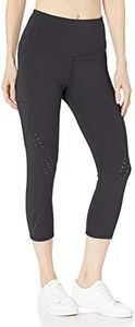 C9 Champion Women's Sculpt Lasercut Capri Legging, Ebony, M