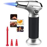 Arespark Butane Torch, Kitchen Torch Lighter Refillable Blow Torch with Safety Lock and Adjustable Flame for Creme Brulee, BBQ, Baking, Desserts, Gas Not Included