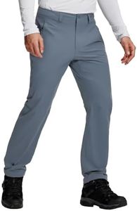 Pioneer Camp Men's Hiking Pants Lightweight Stretch Water Resistant Blue