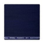 Raymond Merino All Wool Blended 3 Meters Fabric (Blue, All weather Fabric, Wrinkle Free)