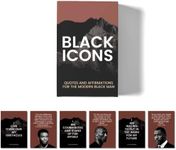 Black Icons Affirmation Cards for M