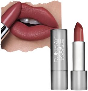 Runway Rogue 90s Vibe Lipstick, Moisturizing Matte Soft Berry-Nude Lipstick, ‘Work the Crowd’