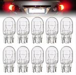 Bynome T20 7443 1891 W21/5W Brake Tail, DRL/Daytime Running Light/Side Light Car Clear Glass Turn Signal Stop Brake Tail Light Bulbs halogen lamp