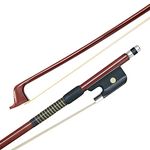 P&H Fibreglass Cello Bow 1/2, Lightweight Durable Bow Made with Natural White Horsehair, Great for Cello Students, Beginners and Teachers