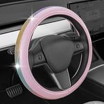 BDK Auto CBSW-5321-PK: Diamond Steering Wheel Cover