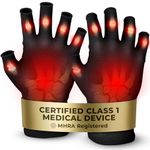 iMedic Arthritis Gloves for Carpal Tunnel & Hand Pain Relief - Class 1 Medical Device, MHRA Registered - Large Fingerless Compression Gloves for Men & Women, Everyday Support & Mobility - Black