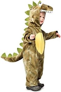 Rubie's Kid's Roarin Rex Dinosaur Costume, Multicolor, 3-5 Years