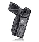 Gun Holster, Weave Kydex Holster IWB Taurus G3 Holster for Taurus G3 9mm / .40 Pistol Case Pocket - Inside Waistband Concealed Holster Taurus G3 Accessories Guns Pouch (Weave Black, Right)