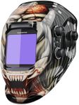ARCCAPTAIN Auto Darkening Welding Helmet, 3.94"X3.66" Large Viewing Screen True Color Welding Hood with 4 Arc Sensor Solar Powered, Wide Shade 4-5/5-9/9-13 Welding Mask (Hunter)
