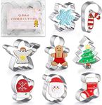 Christmas Cookie Cutters, 8Pcs Wint