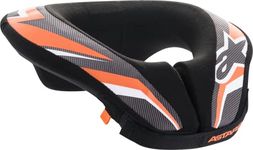 Alpinestars Sequence Youth Motocross Neck Protection (Black/Orange, S/M), Multi-coloured