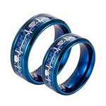 Beydodo Rings for Couples Stainless