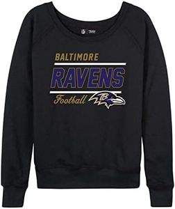 Baltimore Ravens Women's Gameday Crewneck Sweatshirt Long Sleeve