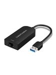 CableCreation USB 3.0 to 2.5 Gigabit LAN Ethernet Cable Adapter, USB to Network up to 2.5Gbps Compatible with MacBook Pro, Air, Windows 10, 8.1, macOS X 10.6-10.15, MacBook, Windows 10, 8.1/8,7, Black