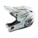 Troy Lee Designs D4 Composite Unisex Adult MTB Helmet, Grey, L