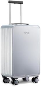 TUPLUS Aluminum Suitcase Hard Shell Luggage Hold Check in Travel Case with 4 Spinner Wheels, Quick Series
