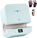 HTVRONT Auto Tumbler Heat Press Machine - Mug Heat Press Heat Up Fast & Even, Professional Tumbler Press High-Security for 2.95-3.18inch Sublimation Tumblers, Cups, Glasses and Mugs (Light Blue)