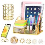 Organizer For Desk Gold