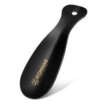 ZOMAKE Metal Shoe Horn, Small Shoehorn for Men Women Kids, 19CM Travel Lazy Shoe Spoon Helper Short Football Boot Horn (1 pc)