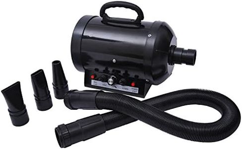 Pawhut Profi Hundefön Tierfön Pet Dryer Flüsterfön Hundetrockner 2800W Metall Schwarz 40 x 16 x 20 cm