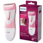 Philips SatinShave Essential HP6306 Women’s Electric Shaver for Legs, Cordless use Wet & Dry