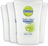 Dettol No Touch Antibacterial Hand Wash Refill Aloe Vera Bundle, 250ml, 4 count