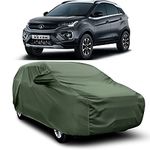 CREEPERS Fully Waterproof Car Body Cover with Mirror Pockets for Tata Nexon XZ+ (S) Diesel, Green