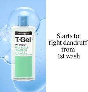 Neutrogena T/Gel Oily Scalp Shampoo 250ml – Anti-Dandruff Cleanser