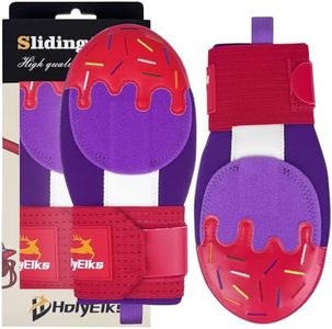 HolyElks Baseball Sliding Mitt, Baseball Glove Softball Guard, Ergonomic Design Protecting Fingers for Basic Base Running (VioletBlaze Slide)