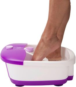 Sensio Spa Foot Massager – White/Purple, Relaxing Vibration