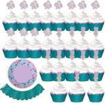 Shimmering Mermaids Cupcake Kit (2"