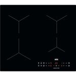 AEG ILB64334CB Built-In Induction Hob, 3000 Series, 60cm, Black, Glass Top, 4 Zone Heating Elements, Touch Control with LED Display, 3000W