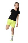 Van Heusen Girls T-Shirt - 100% Cotton - Ultra Soft, Round Neck, Short Sleeve_56404_Black_11-12 Years